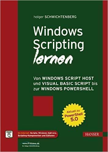 Buchcover Windows Scripting Lernen, 6. Auflage (6. Auflage 2016)